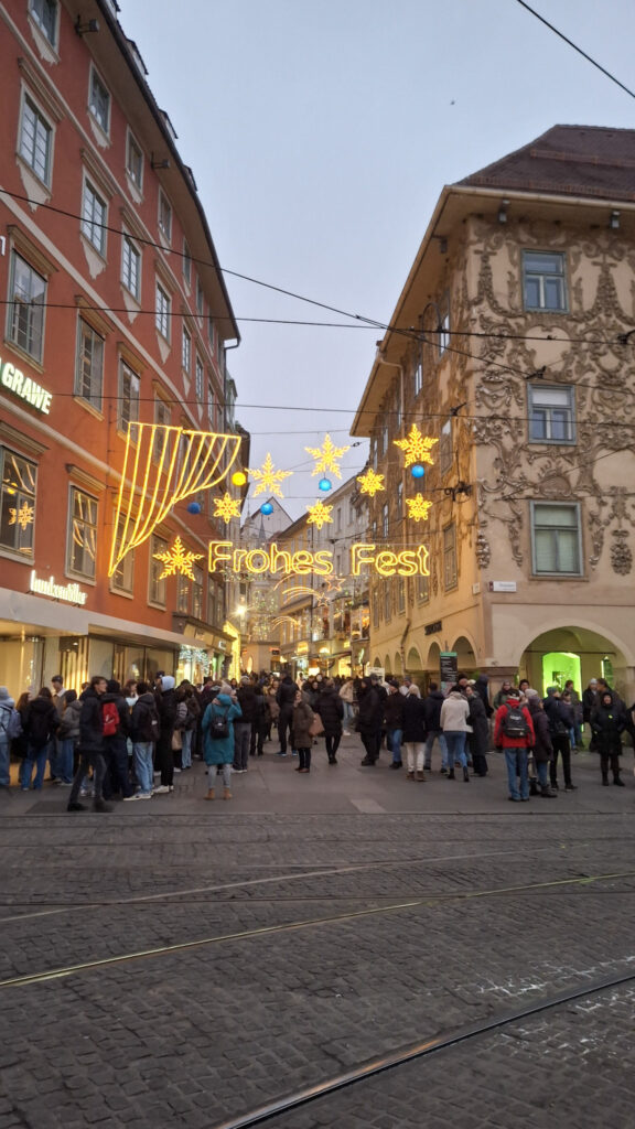 Vianočné trhy v Rakúskom Graz