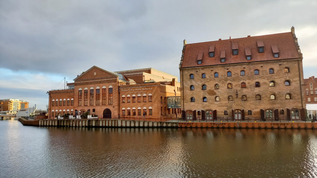 Polská Baltická Filharmónia v Poľskom Gdansku. Polish Baltic Frédéric Chopin Philharmonic