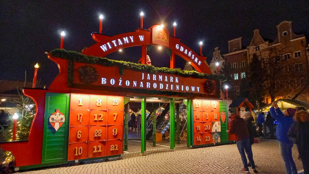Vianočné trhy v Poľskom Gdansku.