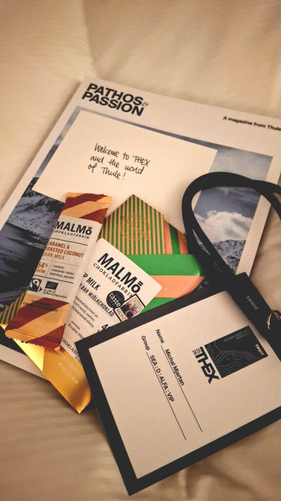 Darčeky na uvítanie a čokoláda Malmo