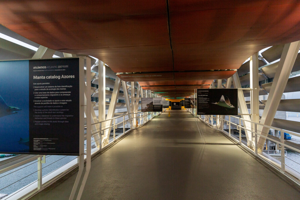 Oceanário de Lisboa v Portugalskom Lisabone.