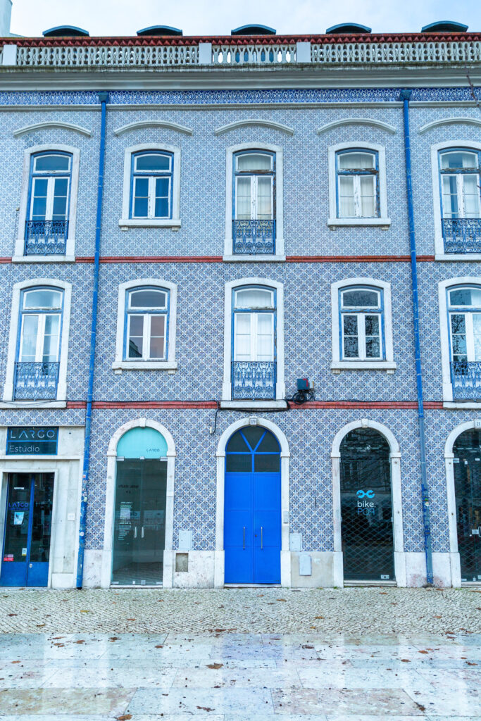 Jeden nádherný dom v Lisabone v Portugalsku.