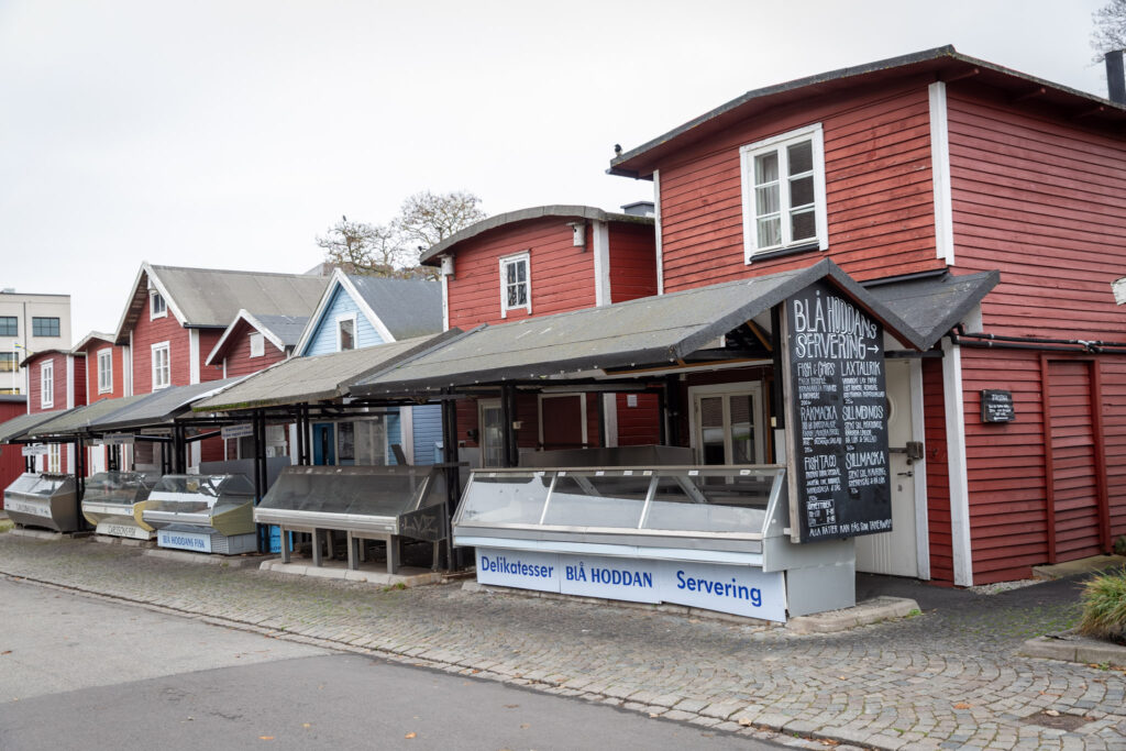 Rybí trh - Carlssons Fisk, Malmo Švédsko