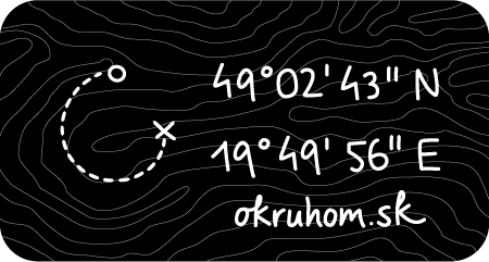 Logo Cestovateľského blogu OKRUHOM