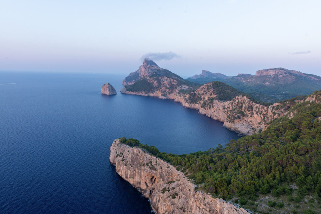 Cap de Formentor a miesto Mirador de Es Colomer