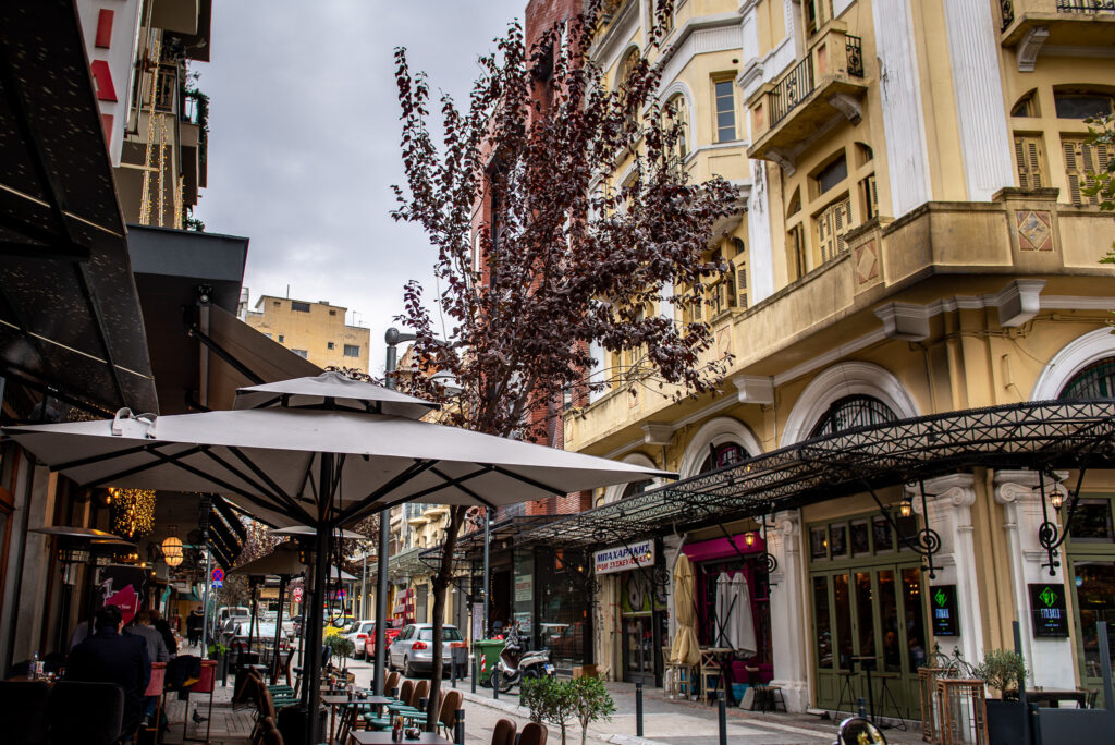 Uličky Solúnu v Grécku.