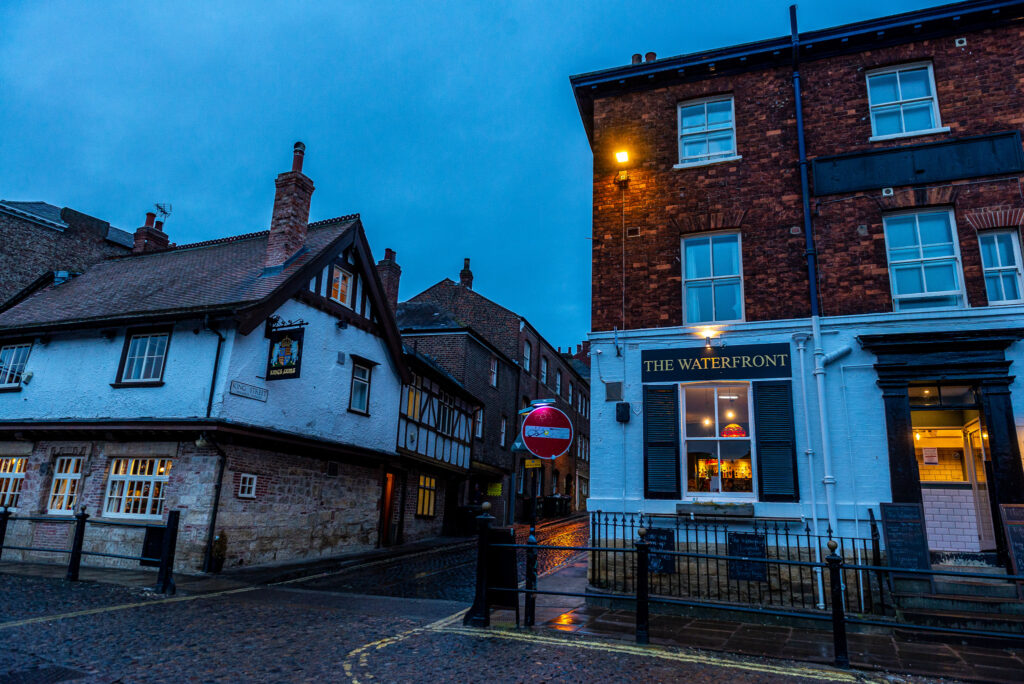 Pohľad na ulicu King street v Anglicku v meste York