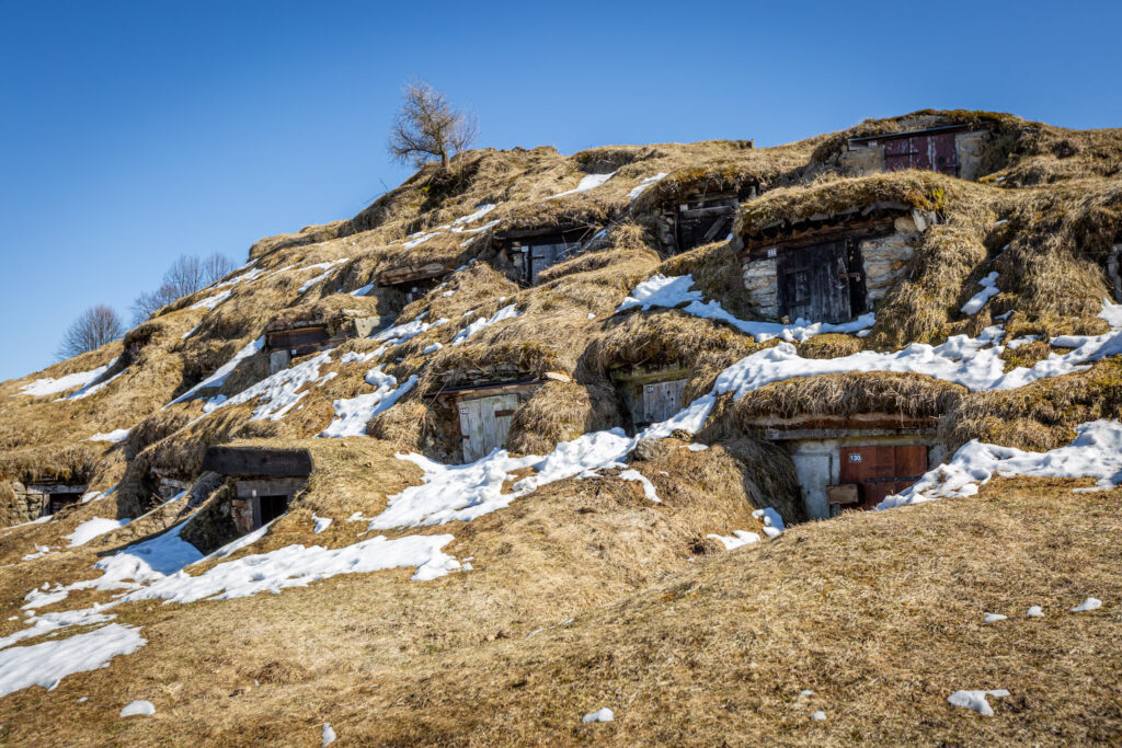 Zemiakové pivnice v Liptovskej Tepličke