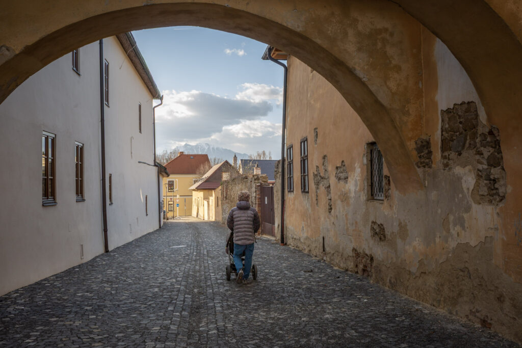 Výhľad na Vysoké Tatry priamo z Kežmarku