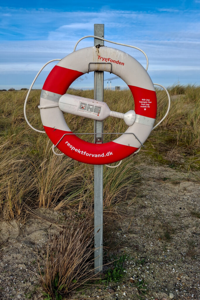 Amager Beachpark a záchranné koleso