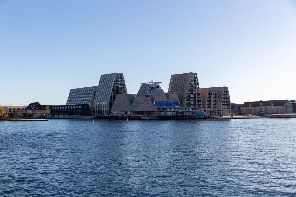 Papirøen, pohľad na rezidenčné bývanie v Kodani v Dánsku.