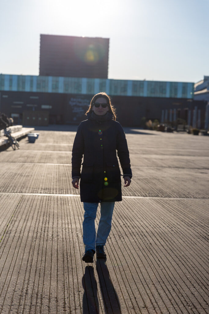 Promenáda Ofelia Plads v centre mesta a Marcela Mjartan